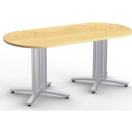 Special-T Table, Racetrack, 2Legs, 36inx72inx29in, BN SCTS4XCTR3672KM